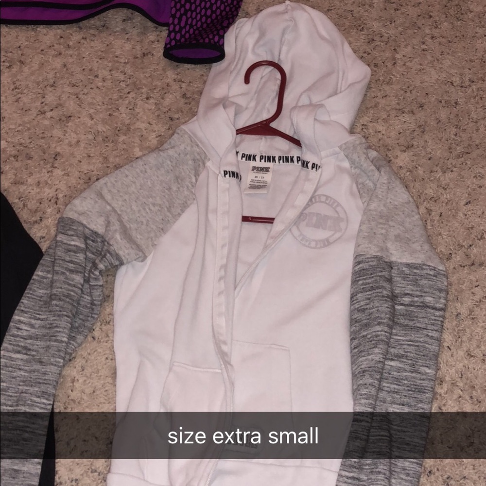 Pink zip up